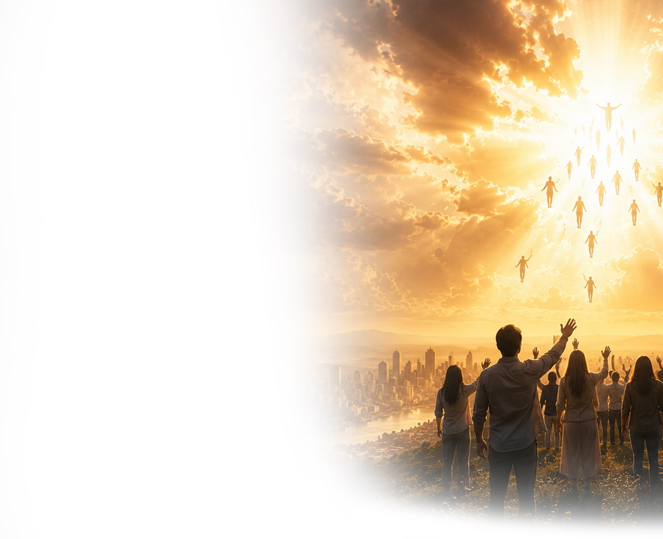 Image de couverture expliquant l’enlèvement de l’Église selon la Bible et les prophéties du Nouveau Testament.