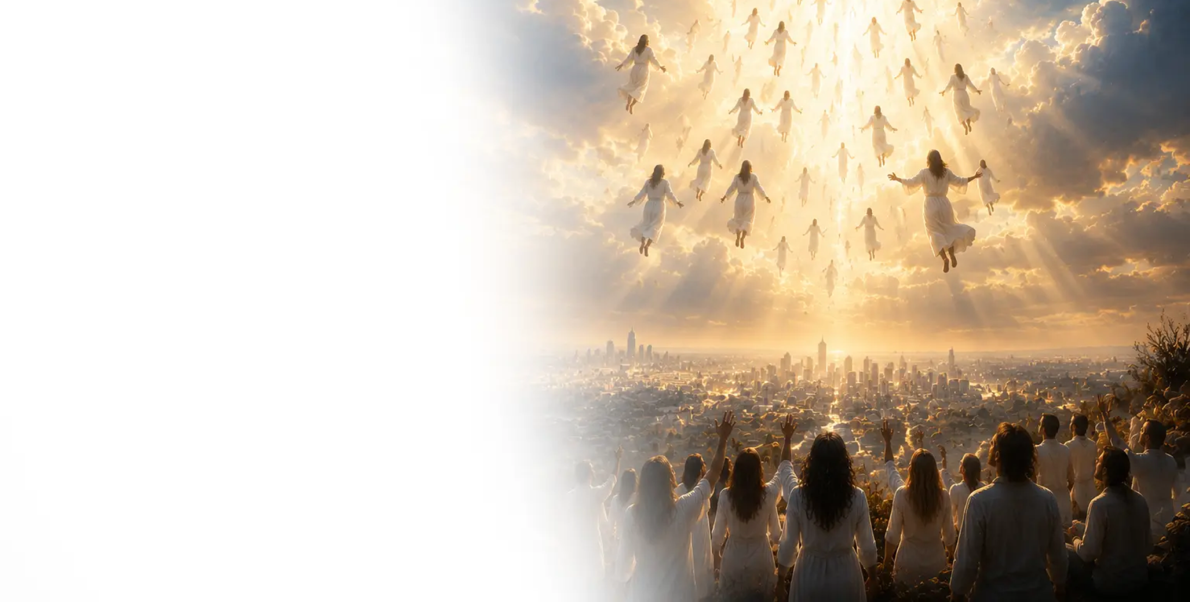 Image de couverture présentant l’enlèvement de l’Église, les prophéties bibliques liées au retour de Jésus-Christ et l’importance d’être prêt pour son retour.
