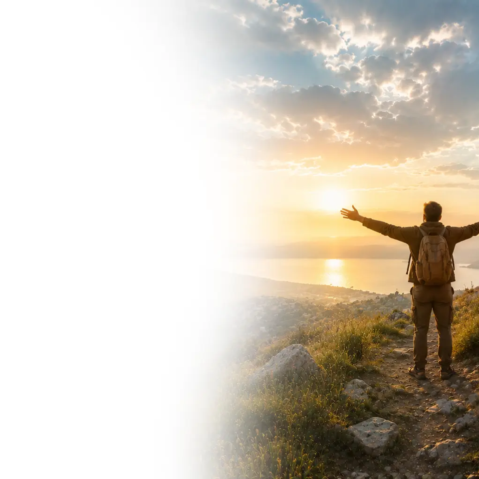 Header image encouraging believers to live out their faith in Jesus Christ every day through obedience, love, witness, and perseverance.