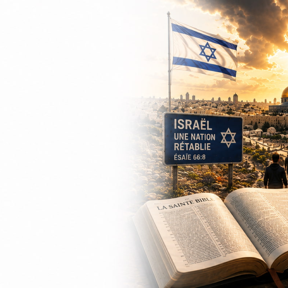 Image de couverture présentant les signes bibliques annonçant la proximité de l'enlèvement de l'Église et du retour de Jésus-Christ.