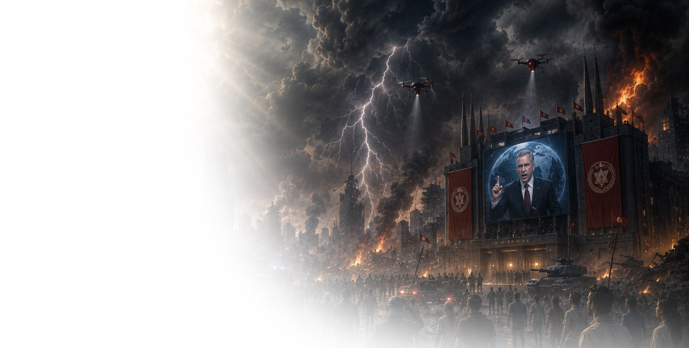 Header image presenting the prophetic events that follow the rapture of the Church, including the Tribulation, the Antichrist, the judgments of Revelation, and the glorious return of Jesus Christ.