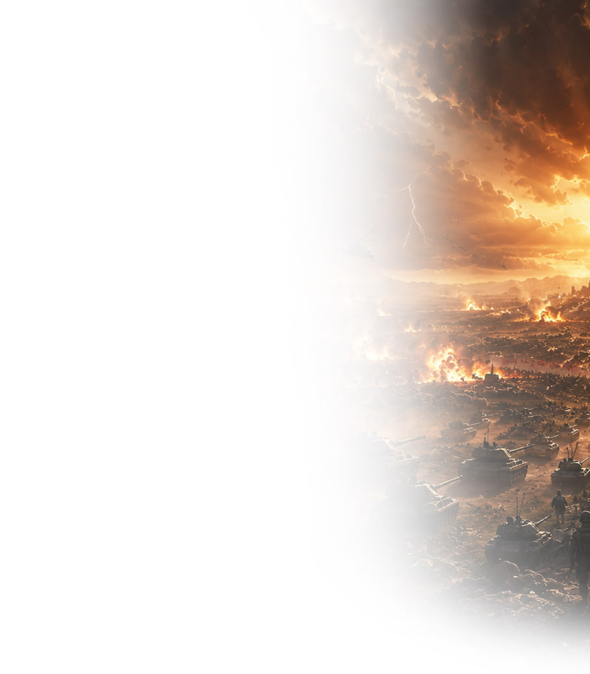 Image de couverture expliquant la bataille d’Harmaguédon, l’affrontement final annoncé dans l’Apocalypse avant le règne de Jésus-Christ.