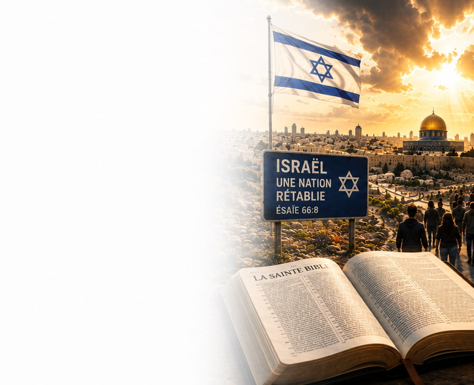 Image de couverture présentant les signes bibliques annonçant la proximité de l'enlèvement de l'Église et du retour de Jésus-Christ.