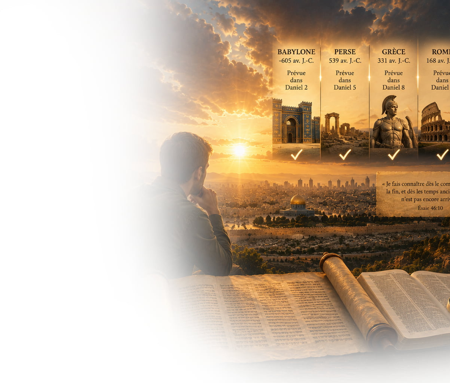 Image de couverture examinant la fiabilité des prophéties bibliques, leurs accomplissements historiques et les preuves soutenant l'origine divine de la Bible.