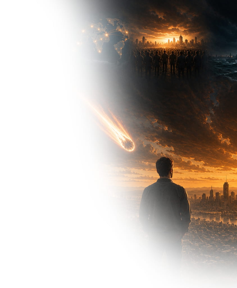 Image de couverture explorant les signes prophétiques actuels et les raisons pour lesquelles de nombreux croyants pensent que nous approchons de la fin des temps annoncée dans la Bible.