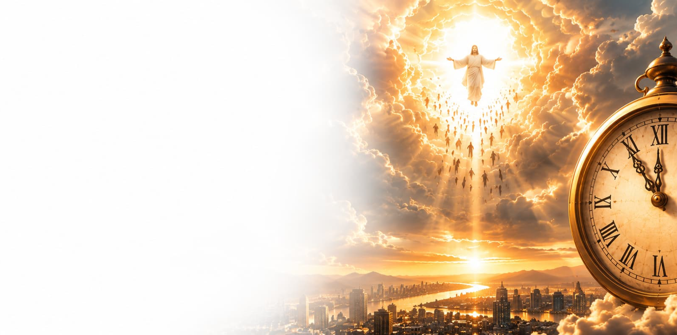 Header image exploring the timing of the rapture of the Church, Jesus Christ’s teachings about His return, and the prophetic signs pointing to the end times.