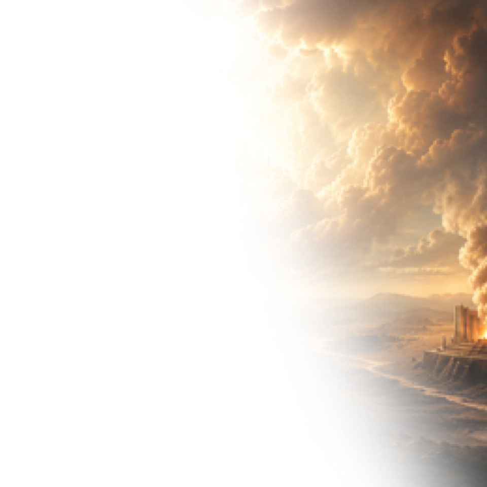 Header image presenting the biblical timeline of end-times events, from the rapture of the Church to the New Jerusalem.