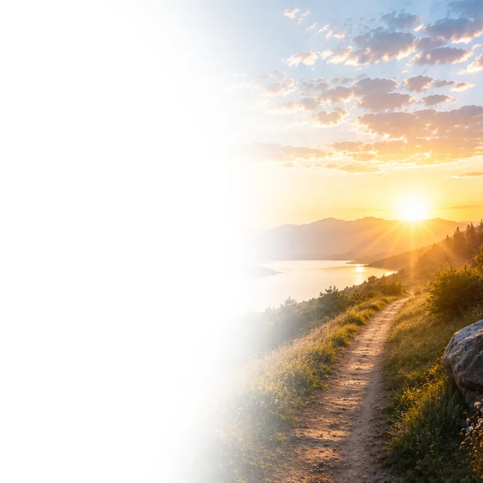 Header image inviting people to begin a personal relationship with God today, discover Jesus Christ, and embark on a new spiritual journey.