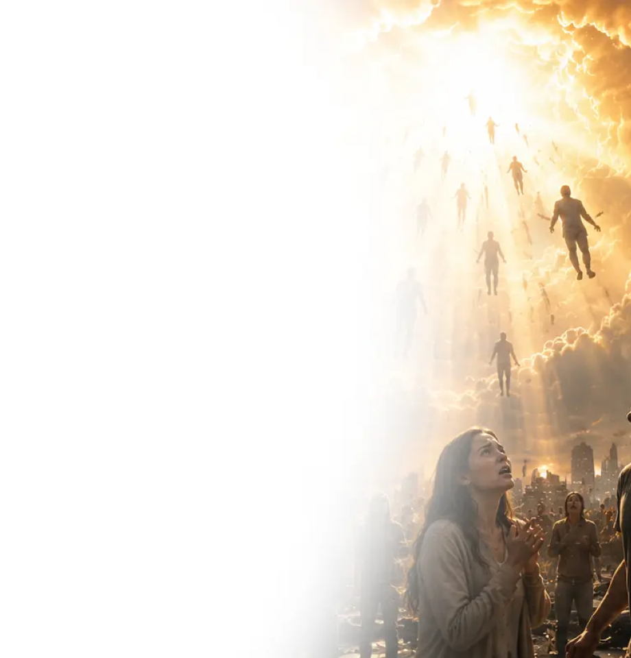 Header image explaining the consequences of missing the rapture of the Church and what the Bible says will happen afterward.